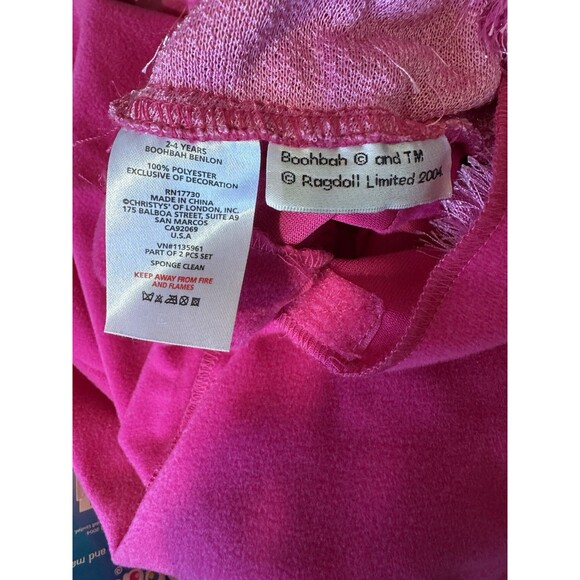 2004 NWT Boohbah Pink Jingbah Costume 2-4 Years Ragdoll PBS Kids - Picture 6 of 6
